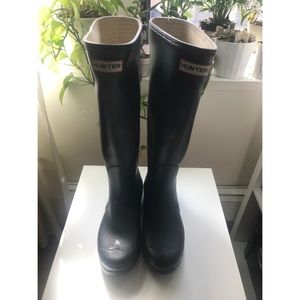 Navy Hunter Rain Boots